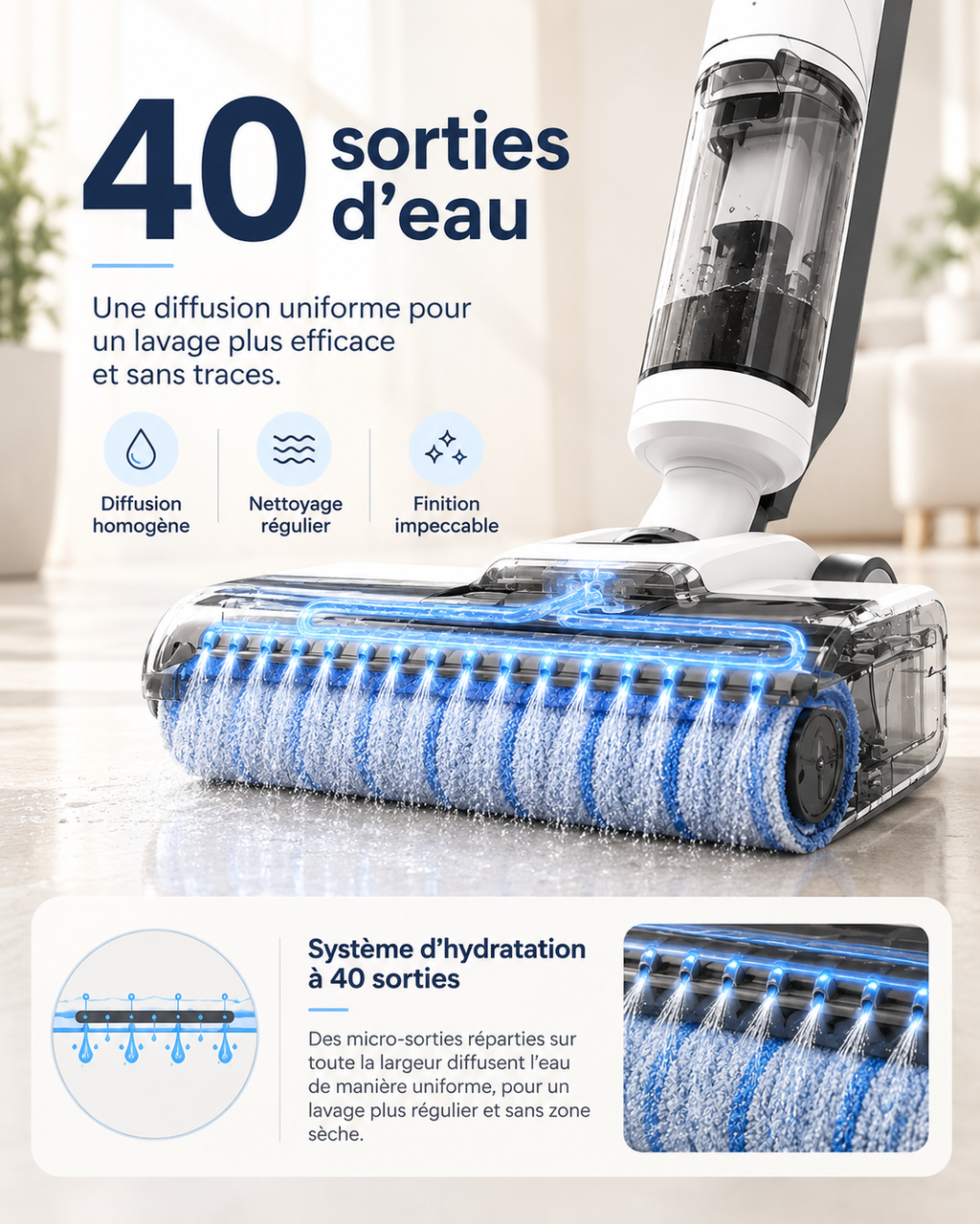 Aspirateur laveur ED12