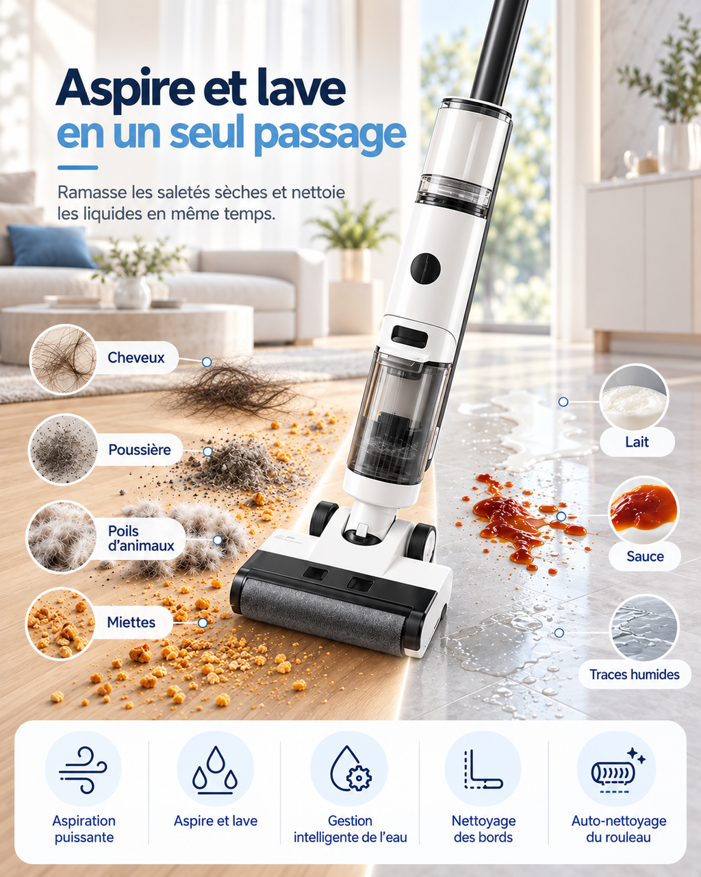 Aspirateur laveur ED12